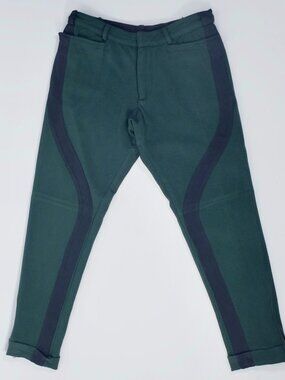 Jean Paul Gaultier Homme pants trousers 48 / 32 green contoured